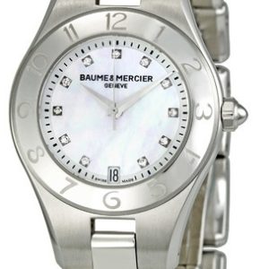 Baume & Mercier Damklocka MOA10011 Linea Vit/Stål Ø27 mm