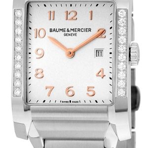 Baume & Mercier Damklocka MOA10023 Hampton Silverfärgad/Stål