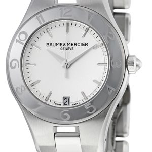 Baume & Mercier Damklocka MOA10070 LINEA Silverfärgad/Stål Ø32