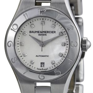 Baume & Mercier Damklocka MOA10113 LINEA Vit/Stål Ø27 mm