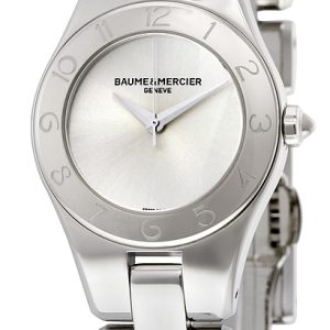 Baume & Mercier Damklocka MOA10138 LINEA Silverfärgad/Stål Ø27