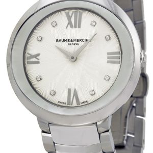 Baume & Mercier Damklocka MOA10178 PROMESSE Silverfärgad/Stål