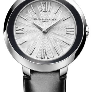 Baume & Mercier Damklocka MOA10185 PROMESSE Silverfärgad/Läder