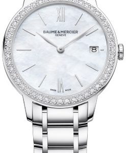 Baume & Mercier Damklocka MOA10478 Classima Vit/Stål Ø31 mm