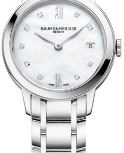 Baume & Mercier Damklocka MOA10490 Classima Vit/Stål Ø27 mm