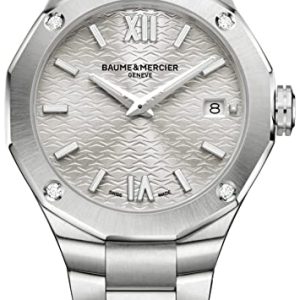 Baume & Mercier Damklocka MOA10614 Riviera Silverfärgad/Stål