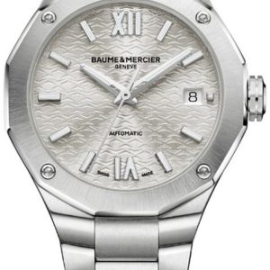 Baume & Mercier Damklocka MOA10615 Riviera Silverfärgad/Stål