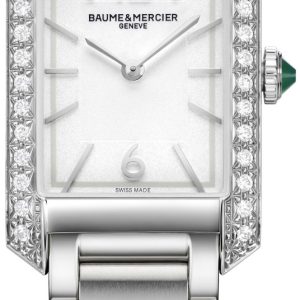 Baume & Mercier Damklocka MOA10631 Hampton Vit/Stål