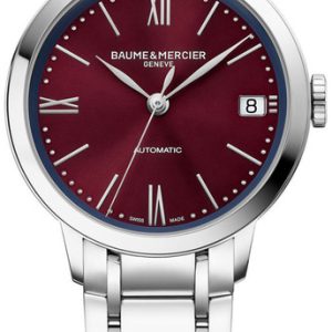 Baume & Mercier Damklocka MOA10691 Classima Röd/Stål Ø34 mm