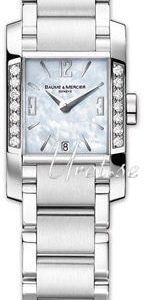 Baume & Mercier Damklocka MOA8569 Diamant Vit/Stål 34x22 mm