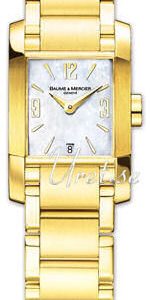 Baume & Mercier Damklocka MOA8696 Diamant Vit/18 karat gult guld