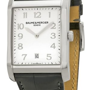 Baume & Mercier HAMPTON Herrklocka MOA10154 Vit/Läder