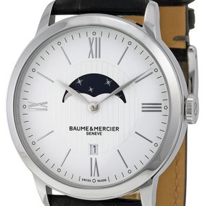 Baume & Mercier Herrklocka 10219 Classima Vit/Läder Ø40 mm