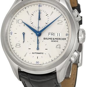 Baume & Mercier Herrklocka M0A10123 Clifton Silverfärgad/Läder