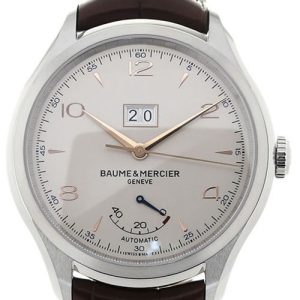 Baume & Mercier Herrklocka M0A10205 Clifton Silverfärgad/Läder