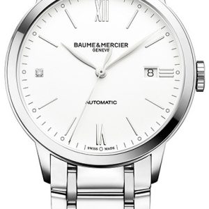 Baume & Mercier Herrklocka M0A10311 Classima Vit/Stål Ø40 mm