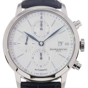 Baume & Mercier Herrklocka M0A10330 Classima Silverfärgad/Läder