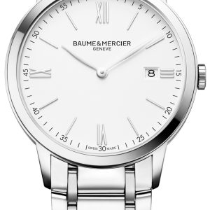 Baume & Mercier Herrklocka M0A10354 Classima Vit/Stål Ø40 mm