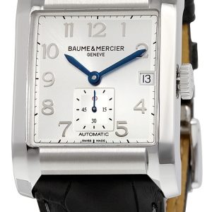 Baume & Mercier Herrklocka MOA10026 Hampton Silverfärgad/Läder