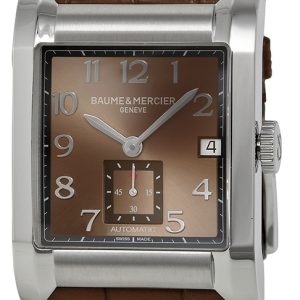 Baume & Mercier Herrklocka MOA10028 Hampton Brun/Läder 45x32.3 mm