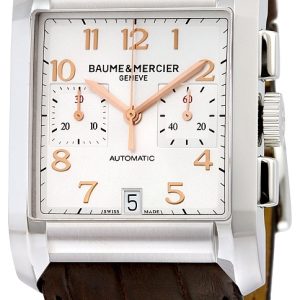 Baume & Mercier Herrklocka MOA10029 Hampton Silverfärgad/Läder