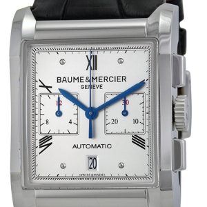 Baume & Mercier Herrklocka MOA10032 Hampton Silverfärgad/Läder