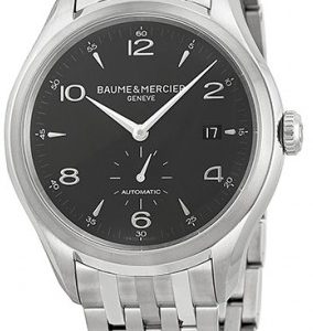 Baume & Mercier Herrklocka MOA10100 CLIFTON Svart/Stål Ø41 mm