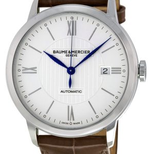 Baume & Mercier Herrklocka MOA10214 Classima Silverfärgad/Läder