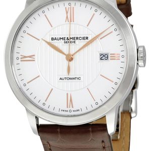 Baume & Mercier Herrklocka MOA10263 Classima Silverfärgad/Läder