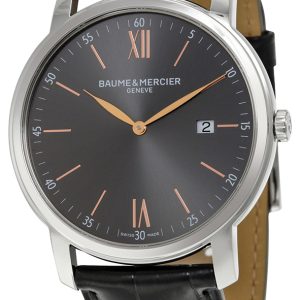 Baume & Mercier Herrklocka MOA10266 Classima Grå/Läder Ø42 mm