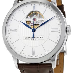 Baume & Mercier Herrklocka MOA10274 Classima Silverfärgad/Läder