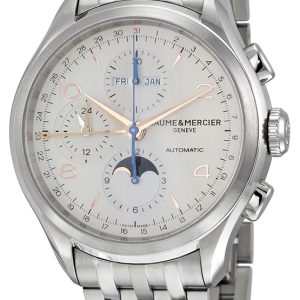 Baume & Mercier Herrklocka MOA10279 Clifton Silverfärgad/Stål