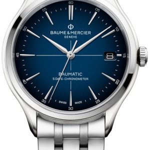 Baume & Mercier Herrklocka MOA10468 Clifton Blå/Stål Ø40 mm