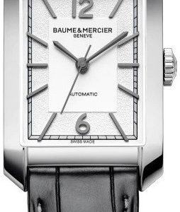 Baume & Mercier Herrklocka MOA10522 Hampton Silverfärgad/Läder