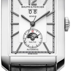 Baume & Mercier Herrklocka MOA10523 Hampton Silverfärgad/Läder