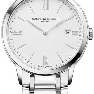 Baume & Mercier Herrklocka MOA10526 Classima Vit/Stål Ø42 mm