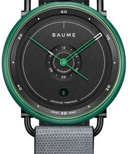 Baume & Mercier Herrklocka MOA10590 Ocean Grå/Läder Ø42 mm