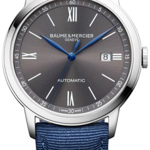 Baume & Mercier Herrklocka MOA10608 Classima Grå/Läder Ø42 mm