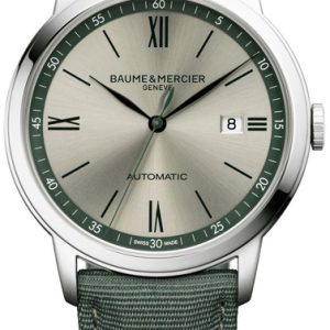 Baume & Mercier Herrklocka MOA10696 Classima Grå/Läder Ø42 mm