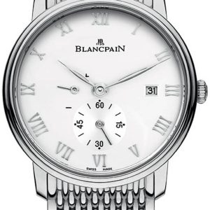 Blancpain Herrklocka 6606-1127-MMB Villeret Silverfärgad/Stål Ø40