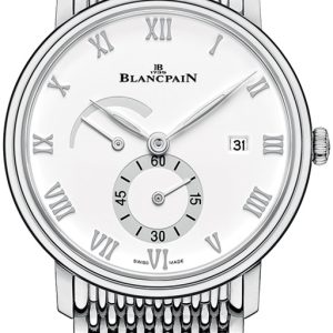 Blancpain Herrklocka 6606A-1127-MMB Villeret Vit/Stål Ø40 mm