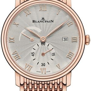 Blancpain Herrklocka 6606A-3642-MMB Villeret Silverfärgad/18 karat