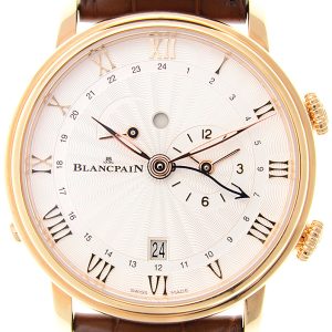 Blancpain Herrklocka 6640-3642-55B Villeret Silverfärgad/Läder