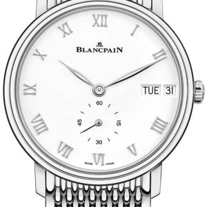 Blancpain Herrklocka 6652-1127-MMB Villeret Vit/Stål Ø40 mm