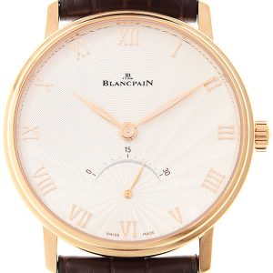 Blancpain Herrklocka 6653-3642-55A Villeret Silverfärgad/Läder Ø40