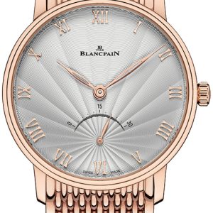 Blancpain Herrklocka 6653-3642-MMB Villeret Silverfärgad/18 karat