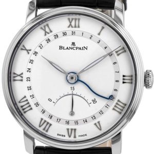 Blancpain Herrklocka 6653Q-1127-55B Villeret Vit/Läder Ø40 mm