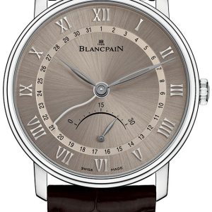 Blancpain Herrklocka 6653Q-1504-55A Villeret Grå/Läder Ø40 mm