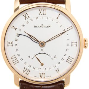 Blancpain Herrklocka 6653Q-3642-55B Villeret Silverfärgad/Läder