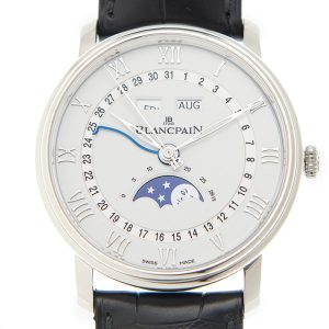 Blancpain Herrklocka 6654A-1127-55B Villeret Vit/Läder Ø40 mm